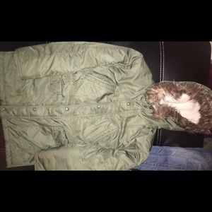 Boys Sherpa lined coat